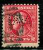 ● U.S.A. - ( U.S.P.)  - 1917 / 19  -  N.   337 ?  Usato -  PERFIN  -  Lotto  565 - Used Stamps