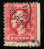 ● U.S.A. - ( U.S.P.)  - 1917 / 19  -  N.   337 ?  Usato -  PERFIN  -  Lotto  566 - Used Stamps