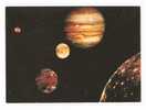 JUPITER Et Ses 4 Satellites Galiléens.Vues Prises En 1980 Par Voyager 1 Et 2-NASA - Spazio