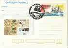 ITALIA 1992 FDC C. P. CELEBRATIVA: 100° ANNO SERVIZIO POSTALE CON LE NAVI DELLA MARINA MILITARE. ANNULLO DI GENOVA - Otros & Sin Clasificación