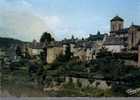 CPSM.  ARGENTAT. LES JARDINS SUR LA DORDOGNE. DENTELLEE. - Argentat