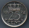 Pays-Bas 25 Cents 1972 Sup/spl - 1948-1980: Juliana
