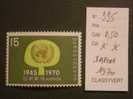 Timbre Du JAPON * * De 1970   "   25eme Anniversaire Des Nations-Unies "      1 Valeur - Unused Stamps