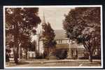 Real Photo Postcard War Memorial Cenotaph & St Mathews Church Skegness Lincolnshire - Ref 260 - Other & Unclassified