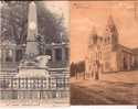 Belgique:ARLON (Luxembourg):2 Cartes:1.Eglise Des Jésuites.1907.-2:Monument Orban.1905. - Arlon