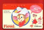 Japan Japon  Telefonkarte Télécarte Phonecard Telefoonkaart   Maus  Fievel - BD