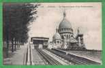 PARIS - LE FUNICULAIRE DU SACRE COEUR Avec Pub Du CHOCOLAT MENIER - Funiculaires