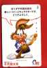 Japan Japon  Telefonkarte Télécarte Phonecard Telefoonkaart  Comic UHR   Susumu Matsushita Hase Rabbit - Comics