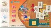 #P1# Chinese Ancient Scientist , Stamps On Card , Philately ,  Prepaid Card , Postal Stationery - Sonstige & Ohne Zuordnung