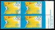 BULGARIA / BULGARIE - 1998 - 75an. Du Comite Olimpique Bulgare - Bl.de 4 Obl. - Gebraucht