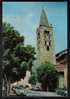 SAINT ETIENNE DE TINEE - Le Clocher Roman Et La Place De L´Eglise (Citroën 2CV  Et DS) - Saint-Etienne-de-Tinée