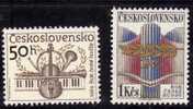Tchécoslovaquie 1984 N°Y.T. : 2585 Et 2587** - Unused Stamps