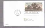 FDC Postal Card - George Rogers Clark And His Frontiersmen - Scott # UX78 - 1971-1980