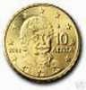 GRECE 10Cts 2002 Avec Lettre - Grecia