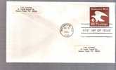 FDC Stamped Envelope - Eagle - Scott # U594 - 1981-1990