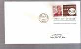 FDC Stamped Envelope - Authorized Nonprofit Organizations - Scott # U591 - 1981-1990