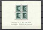 GERMANY REICH, HITLER SHEETLET PERFORATED, NEVER HINGED - Blokken