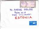 GOOD ISRAEL Postal Cover To ESTONIA 2004 - Postage Paid - Lettres & Documents