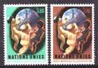 Nations Unies  1974 . Geneve  N 43.44 Neuf XX. Paire - Ungebraucht