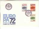 GOOD PORTUGAL FDC 1972 - Europa (faulty) - 1972