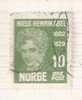 NORGE / Norvège, 1929 , Yvert N° 141  Obl " Mathématicien Niels Henrik Abel  "  ; TB - Usados