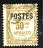 Monaco Mi.N°154 Dallay N° 154 1937,  Postauftragsmarke Ex Mi Nr. 22-26 Mit Bdr.-Aufdruck - Altri & Non Classificati