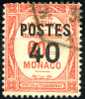 Monaco Mi.N° 155 Dallay N° 155  Postauftragsmarke Ex Mi Nr. 22-26 Mit Bdr.-Aufdruck - Altri & Non Classificati