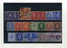 - GRANDE BRETAGNE . ENSEMBLE DE TIMBRES DE GRANDE-BRETAGNE . REGNE DE GEORGE VI - Usati