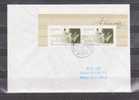 BRD  Mi. Nr. 1953 , Brief Mit übergroßem Randpaar ,  Rarität  ( Aus Verschnittenen Kleinbogen ) - Plaatfouten En Curiosa