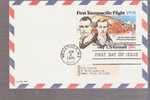 FDC Postal Card - First Transpacific Flight  - Scott # UXC19 - 1981-1990