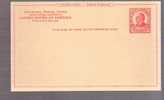 Postal Card - McKinley - Scott # UX37 - 1921-40