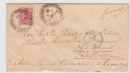 Fs015 FINNLAND - / Jernvägens 45, 1877, Nach Holland Mit 32 Pennia - Cartas & Documentos
