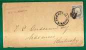 US - VF C/1875 COVER From CHICAGO To KENTUCKY - Scott # 182 - Storia Postale
