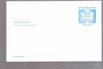 Postal Card - Official Mail 13 Cent  - Scott # UZ2 - 1981-00