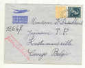 Brief Naar Kostermansville Congo - 1936-1957 Collar Abierto