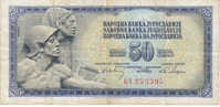 50 Dinari Yugoslavia Currency Banknote 1968 - Yougoslavie