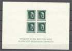 GERMANY REICH, HITLER SHEETLET IMPERFORATED NEVER HINGED - Bloques