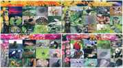 Parrot  Loro  Perroquet , Papagei , Pappagallo  , 4 Prepaid Cards , Postal Stationery - Perroquets & Tropicaux