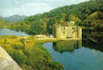 Carte Postale 48.  Villefort  Le Chateau De Castenet Sur Les Bords Du Lac Trés Beau Plan - Villefort