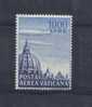 V85 - VATICANO 1953, Posta Aerea " Cupoloni 1 " Il 1000 Lire Azzurro  *** MNH - Luchtpost