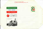 ITALIA 1982 AEROGRAMMA: ESPOSIZIONE INTERNAZIONALE ENERGIA A KNOXVILLE USA. NEW** MNH BORDI NON PIEGATI - Aardolie