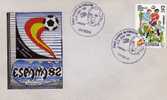 Sobre Conmemorativo Futbol Mundial 1982. Sede OVIEDO - 1982 – Espagne