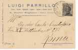 S.Marco Roggiano - Scalo (COSENZA) 1927 Pubblicitaria Luigi Parrillo Paste -Farine-Coloniali- Liquori-Salumi E Generi .. - Autres & Non Classés