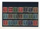 - INDE . ENSEMBLE DE TIMBRES DE SERVICE 1950/60. OBLITERES - Official Stamps