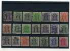 - INDE . ENSEMBLE DE TIMBRES DE SERVICE OBLITERES - Official Stamps