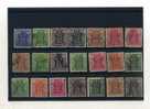 - INDE . ENSEMBLE DE TIMBRES DE SERVICE . OBLITERES - Dienstmarken