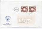Sweden Cover Sent To Germany With Pair From Booklet 4-7-1973 - Brieven En Documenten