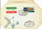 ITALIA 1978 AEROGRAMMA FDC: VOLO AL POLO NORD: DIRIGIBILE "ITALIA"1928. LA TENDA ROSSA, ANNULLO CREMONA - Zeppeline