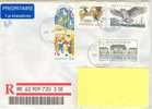 SWEDEN REGISTERED COVER SENT TO POLAND 2003 - Briefe U. Dokumente