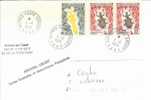 4228 POSTE 49x2 ; 50; CROZET -  INSECTES - Storia Postale